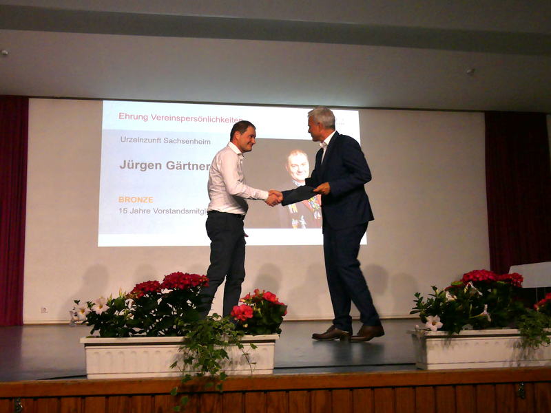 Ehrung Jürgen Gärtner