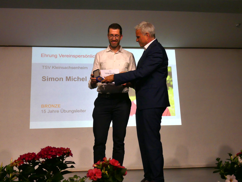 Ehrung Simon Michel