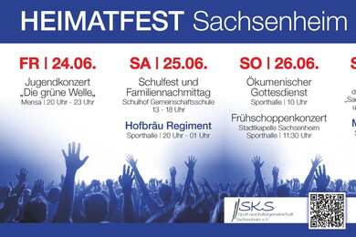 HEIMATFEST mit Ehrungen, Festzug, Konzerte & vielen Attraktionen