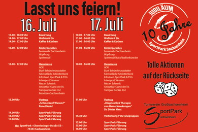10 Jahre Jubiläum SportPark Sachsenheim