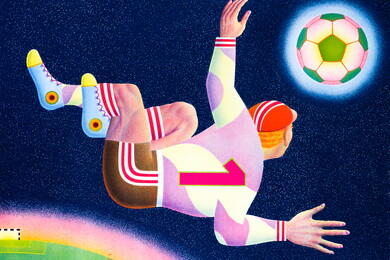 Druckgrafiken „Fußball“ von Fritz Genkinger (1934 – 2017) 
