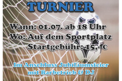 Elfmeterturnier: Im Rahmen des 50-jährigen Stadtjubiläums