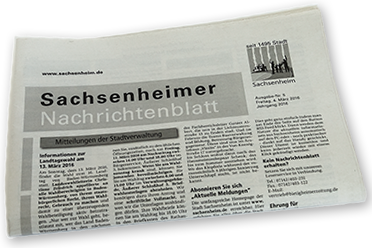 Nachrichtenblatt lesen