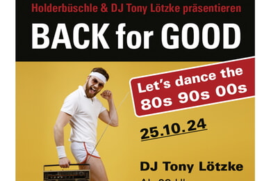 Back for Good - lets dance 80s 90s 00s