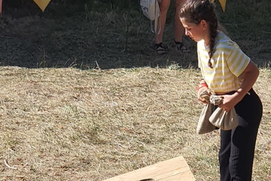 Museumsstation beim Sachsenheimer Kultursonntag: Alte Kinderspiele: Alles was Spaß macht zum Werfen,  Drehen und Angeln!