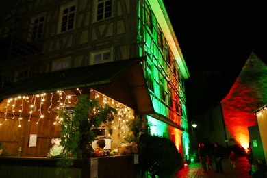 Weihnachtszeit in Sachsenheim: Stadtteil Häfnerhaslach