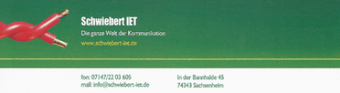 Logo der Firma Schwiebert IET - Informations- und Elektrotechnik