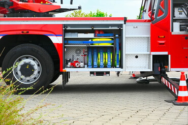 Feuerwehr, Drehleiter, Feuerwehrauto